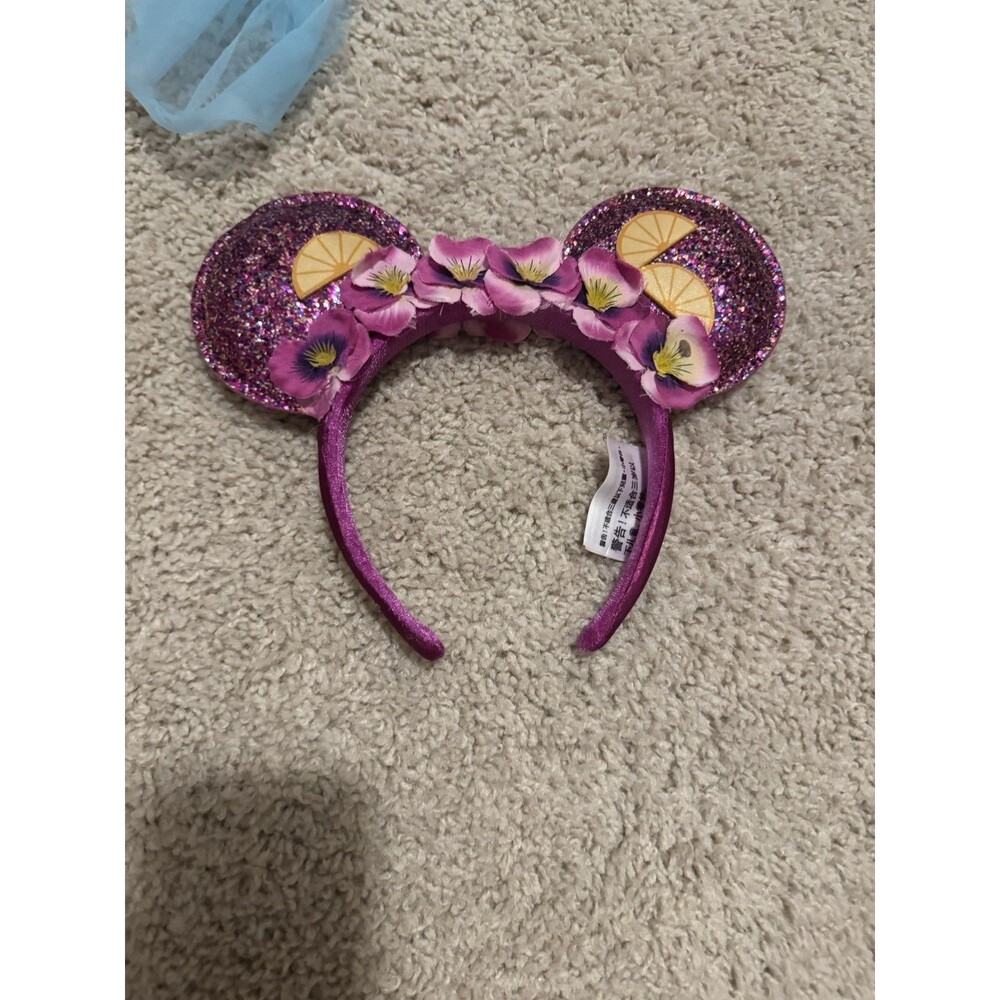 Disney Parks Purple Ears Violet Lemonade Epcot Flower And Garden Headband 2019